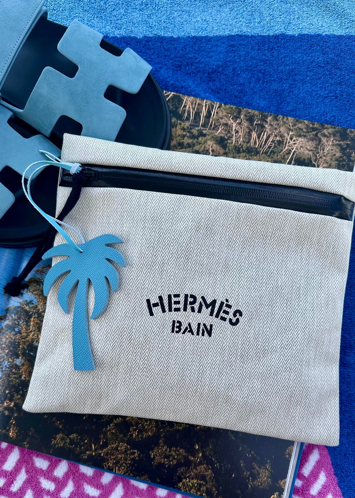 SKY BLUE BAG CHARM