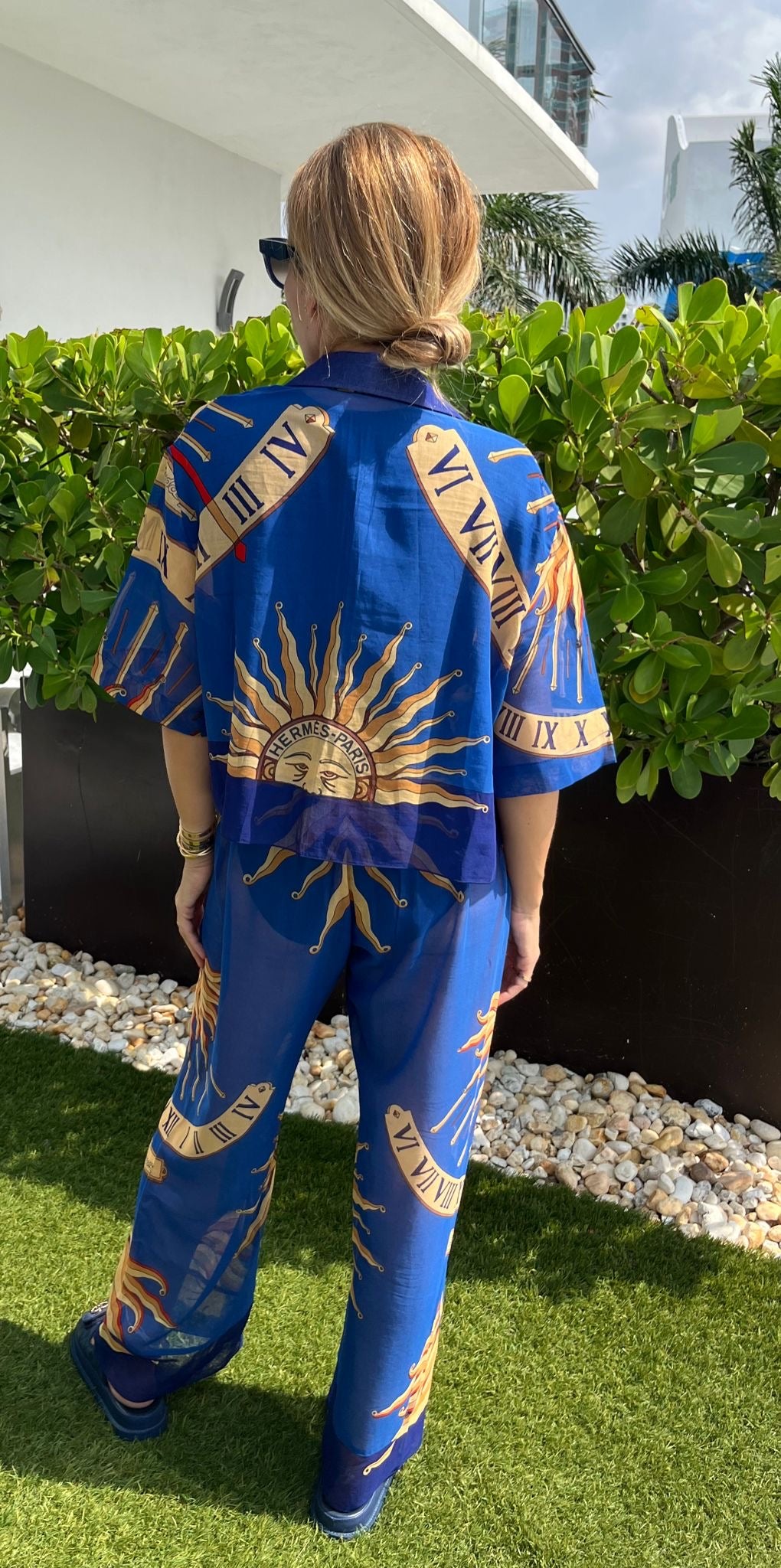 SUNDIAL BLUE PANT SET