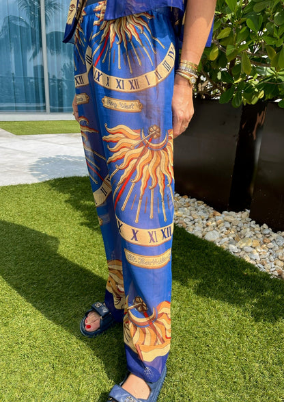 SUNDIAL BLUE PANT SET