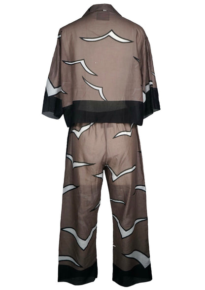 BLACK BIRDS PANT SET