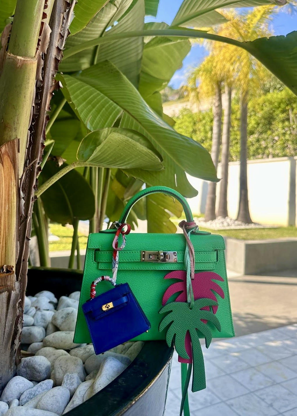 GREEN BAG CHARM